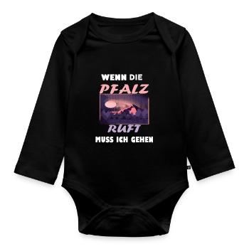 PFALZ PFÄLZER - Baby Bio-Langarm-Body - Schwarz - Vorne