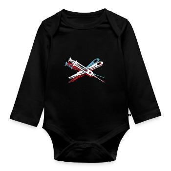 surgeon - Organic Longsleeve Baby Bodysuit - black - Front