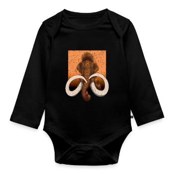 Mammut - Baby Bio-Langarm-Body - Schwarz - Vorne