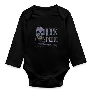 Rock & Roll Gitarre Rock and Roll - Baby Bio-Langarm-Body - Schwarz - Vorne