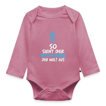 Bester Nachbar - Baby Bio-Langarm-Body - Mauve - Vorne