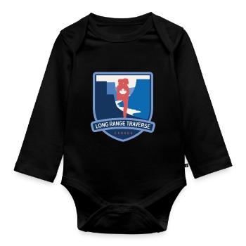 Long Range Traverse – Kanada - Baby Bio-Langarm-Body - Schwarz - Vorne
