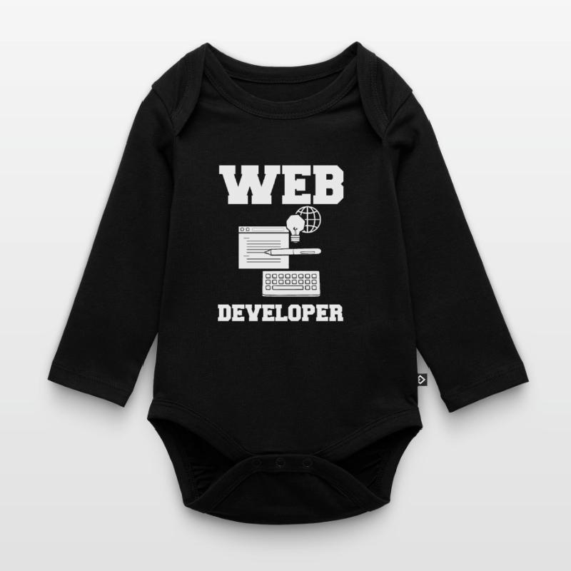 Développeur Web Developer Manager de développement Web Body Bébé bio manches longues
