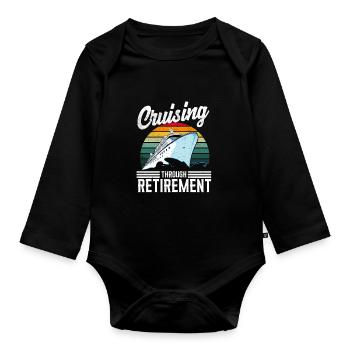 Kreuzfahrt - Baby Bio-Langarm-Body - Schwarz - Vorne