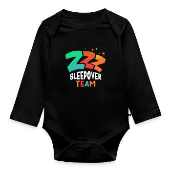 Nuitée Équipe Nuitée Sweet - Body Bébé bio manches longues - noir - Devant