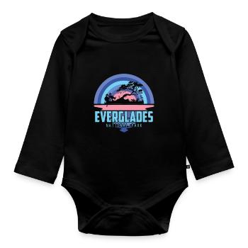 Parc national des Everglades Souvenir Pelikan SwampGebi - Body Bébé bio manches longues - noir - Devant