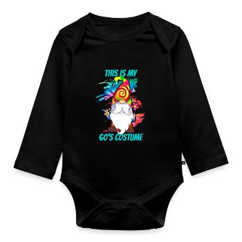 das ist mein 60's Kostüm - 1960er jahre - Baby Bio-Langarm-Body - Schwarz - Vorne
