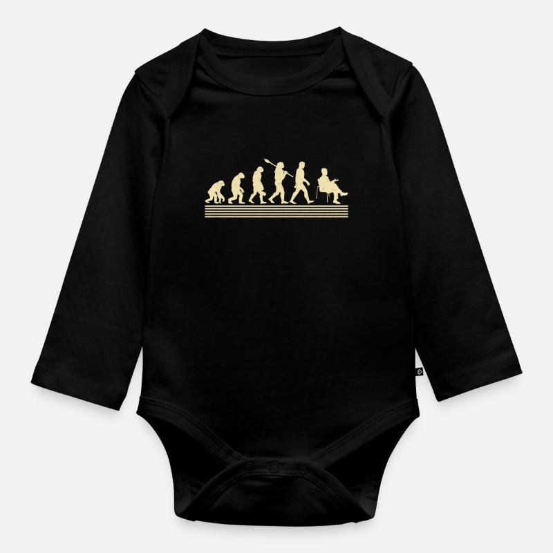 Évolution du psychologue - Body Bébé bio manches longues - noir