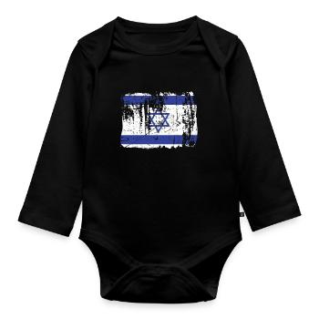 Chypre - Body Bébé bio manches longues - noir - Devant