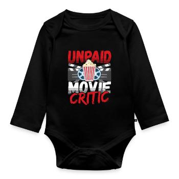 Critique de cinéma non rémunéré Réalisateur - Body Bébé bio manches longues - noir - Devant