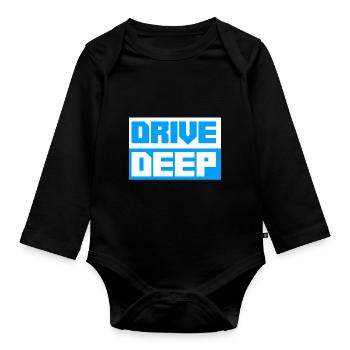 Lowered Tuning Car - Organic Longsleeve Baby Bodysuit - black - Front