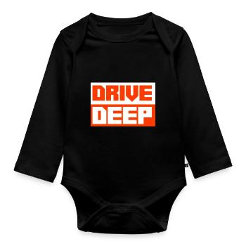 Lowered Tuning Car - Organic Longsleeve Baby Bodysuit - black - Front