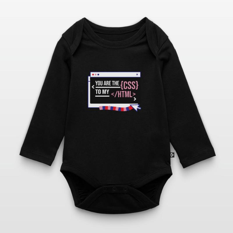 Software Developer Engineer Organic Longsleeve Baby Bodysuit