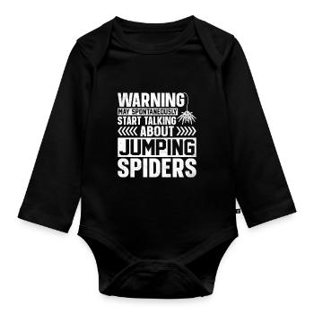 Collections d’animaux de compagnie Lifestyle Exotic Springspinn - Body Bébé bio manches longues - noir - Devant