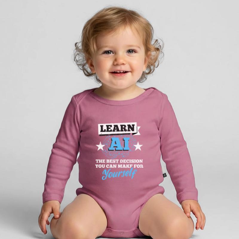 Engineers Software Developer Computer Geeks Organic Longsleeve Baby Bodysuit