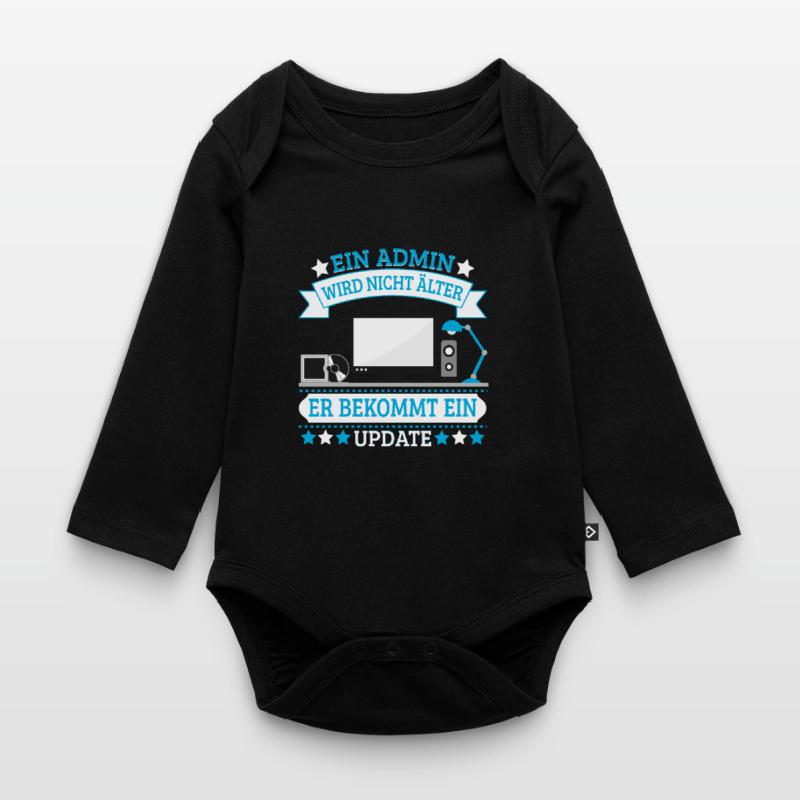 Admin Programmierer Admin bekommt nur ein Update Baby Bio-Langarm-Body