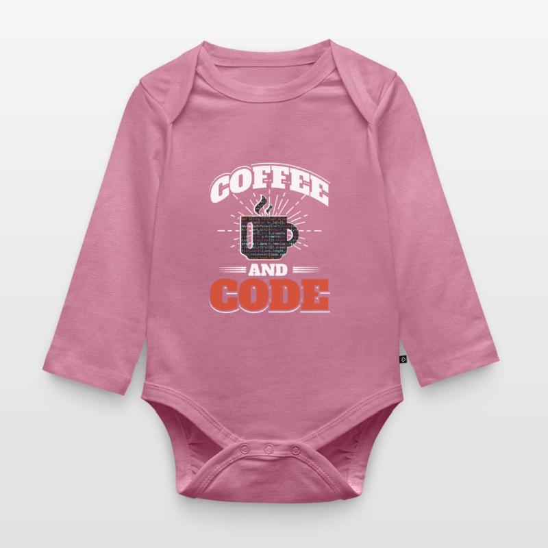 Software Computer Developer Organic Longsleeve Baby Bodysuit
