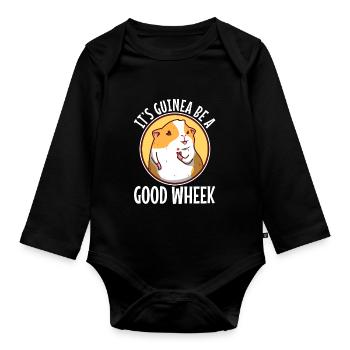 Guinicorn - Baby Bio-Langarm-Body - Schwarz - Vorne