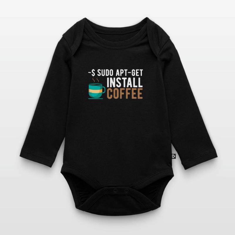 Linux Software Open Source Computer Informatik-Stu Baby Bio-Langarm-Body