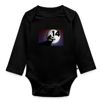 14. Geburtstag Kampfsport karate 14 Jahre alt - Baby Bio-Langarm-Body - Schwarz - Vorne