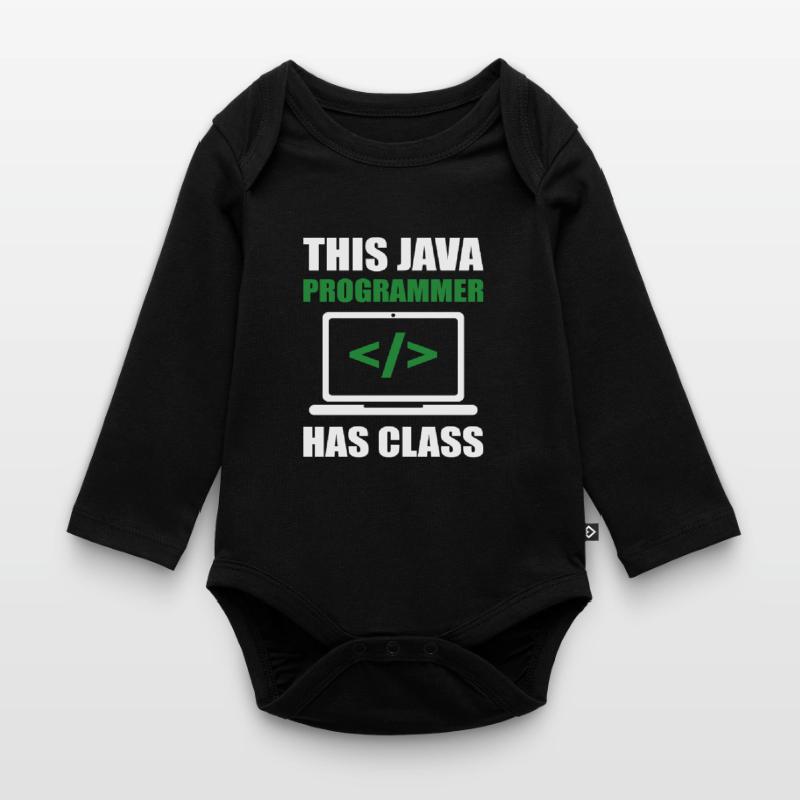 This Java Programmer has Class Programming Coding Baby Bio-Langarm-Body