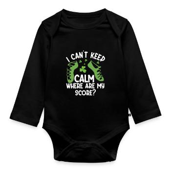 Irish Dance St. Patrick's Dance - Organic Longsleeve Baby Bodysuit - black - Front
