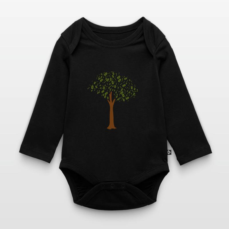 Binary Tree Admin Hacker Coder Programmierer Baby Bio-Langarm-Body