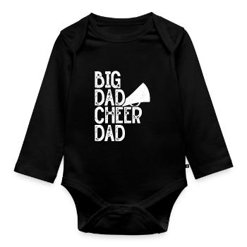 Cheerleader - Body Bébé bio manches longues - noir - Devant