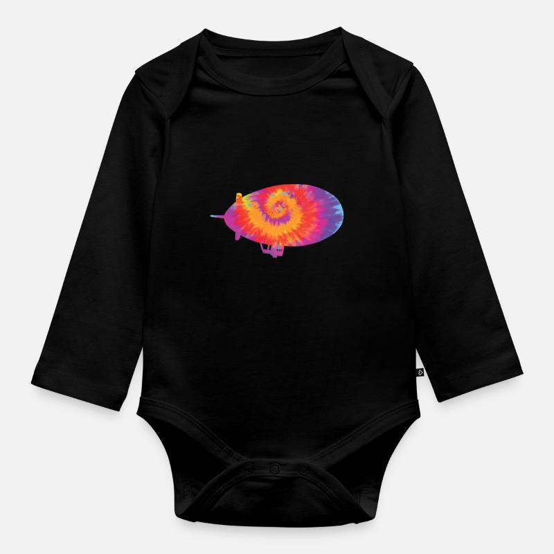 Zeppelin - Baby Bio-Langarm-Body - Schwarz