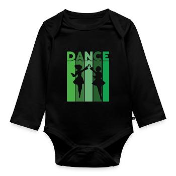 Irish Dance - Organic Longsleeve Baby Bodysuit - black - Front