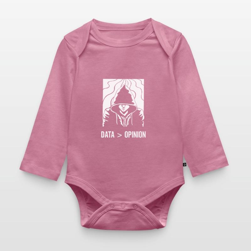 Data > Opinion Coding Code Coder Programmierer Baby Bio-Langarm-Body