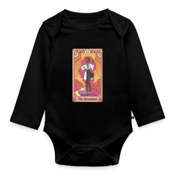 Les femmes de tarot stéministe dans l’art des STIM - Body Bébé bio manches longues - noir - Devant