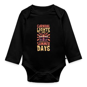 Circus Arts Circus Artists Event Staff - Organic Longsleeve Baby Bodysuit - black - Front
