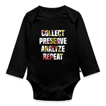 Forensic Scientist Forensic Forensic Science - Organic Longsleeve Baby Bodysuit - black - Front