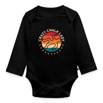 Forensic Scientist Forensic Forensic Science - Organic Longsleeve Baby Bodysuit - black - Front