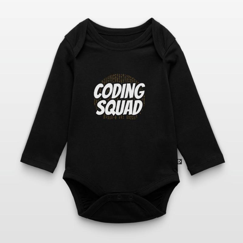 Coding Team Programmierer Programmieren Coder Baby Bio-Langarm-Body