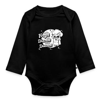Pensioner Pension Dont Forget My Senior Discount - Organic Longsleeve Baby Bodysuit - black - Front