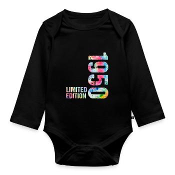 18 JAHRE 18. GEBURTSTAG LIMITED EDITION 1950 - Baby Bio-Langarm-Body - Schwarz - Vorne