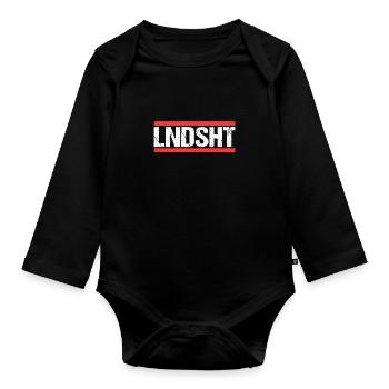 Landshuterin Landshuter Landshut - Baby Bio-Langarm-Body - Schwarz - Vorne