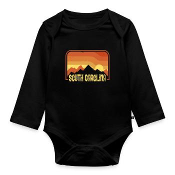South Carolina - Baby Bio-Langarm-Body - Schwarz - Vorne
