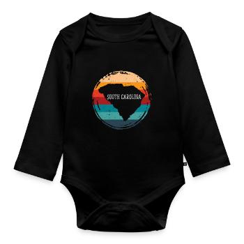 South Carolina - Baby Bio-Langarm-Body - Schwarz - Vorne