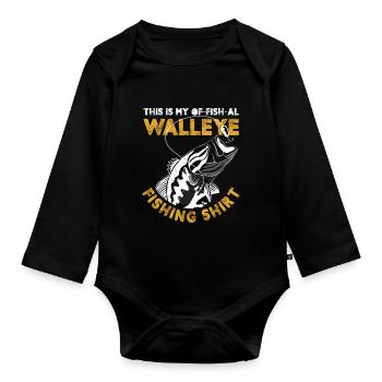 This is my of-fish-al Walleye Fishing - Baby Bio-Langarm-Body - Schwarz - Vorne