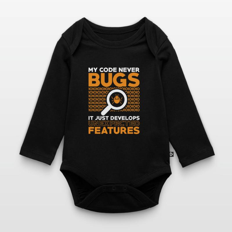 Programmierer Entwickler Coder Code Baby Bio-Langarm-Body