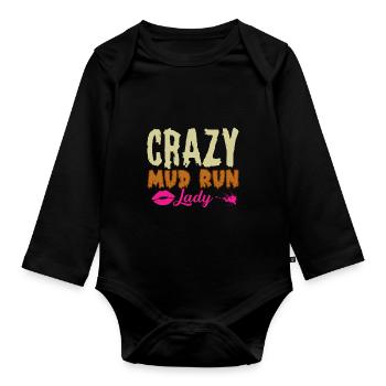 Perfect funny Race - Baby Bio-Langarm-Body - Schwarz - Vorne