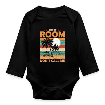 Retired Surgeon Retired Surgeon - Organic Longsleeve Baby Bodysuit - black - Front