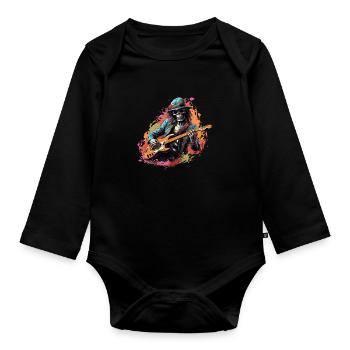 Gitarristen Akustik-Gitarre Country-Musik - Baby Bio-Langarm-Body - Schwarz - Vorne