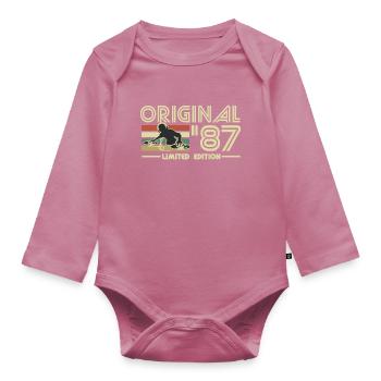1987 - Baby Bio-Langarm-Body - Mauve - Vorne