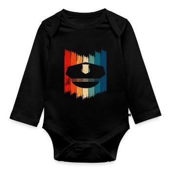 Security Clothing Security Accessories - Organic Longsleeve Baby Bodysuit - black - Front