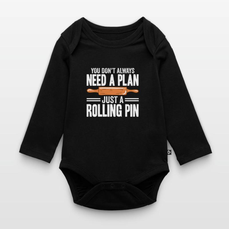 Baking Bread Bakery Bakery Bread Making Organic Longsleeve Baby Bodysuit