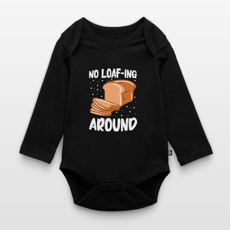 Baking Bread Bakery Bakery Bread Making Organic Longsleeve Baby Bodysuit